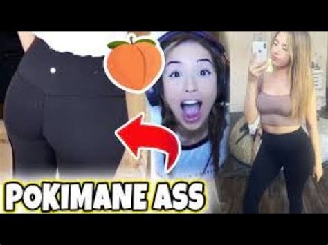 pokiman ass|POKIMANE THIC MOMENTS IN TIGHT PANTS COMPILATION